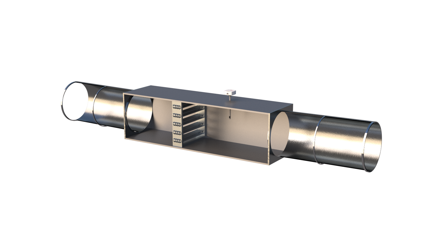 BMS graphics example: Duct heater
